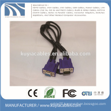 Good quality VGA to VGA Cable male to female 15pin 3+6